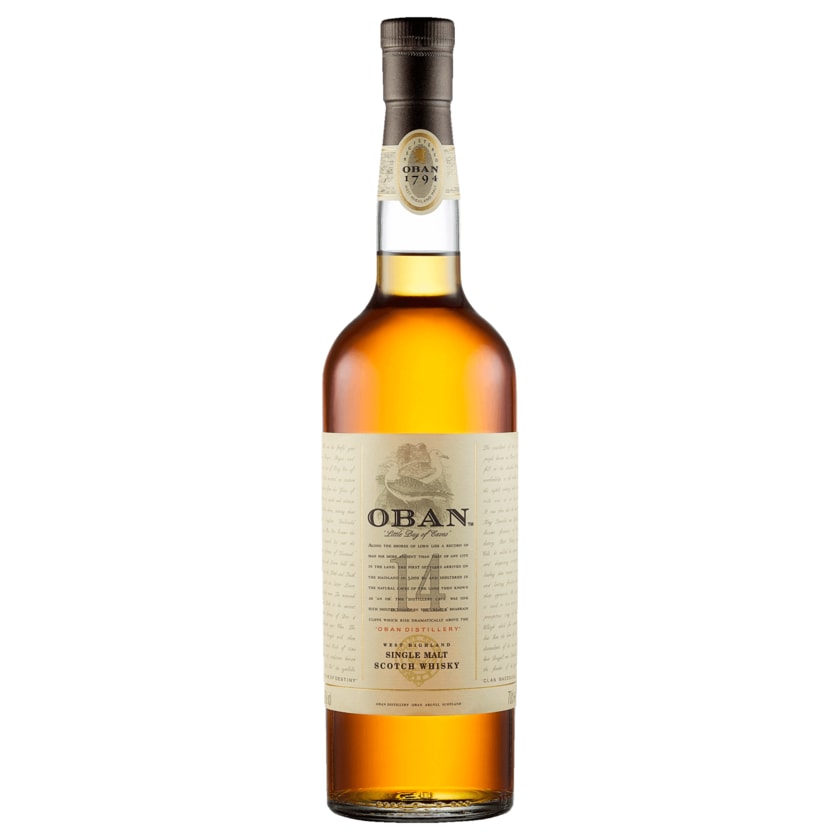 Oban 14 West Highland Single Malt Scotch Whisky 0,7l